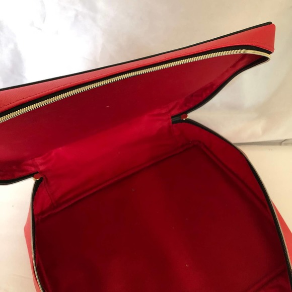 Red Estee Lauger Notebook Bag Vintage Bag Purse - Picture 5 of 6